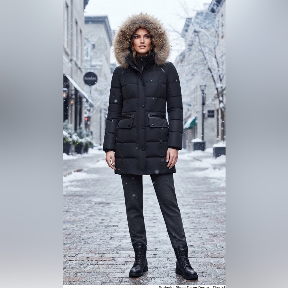 Rudsak | black feather/down winter jacket | size M